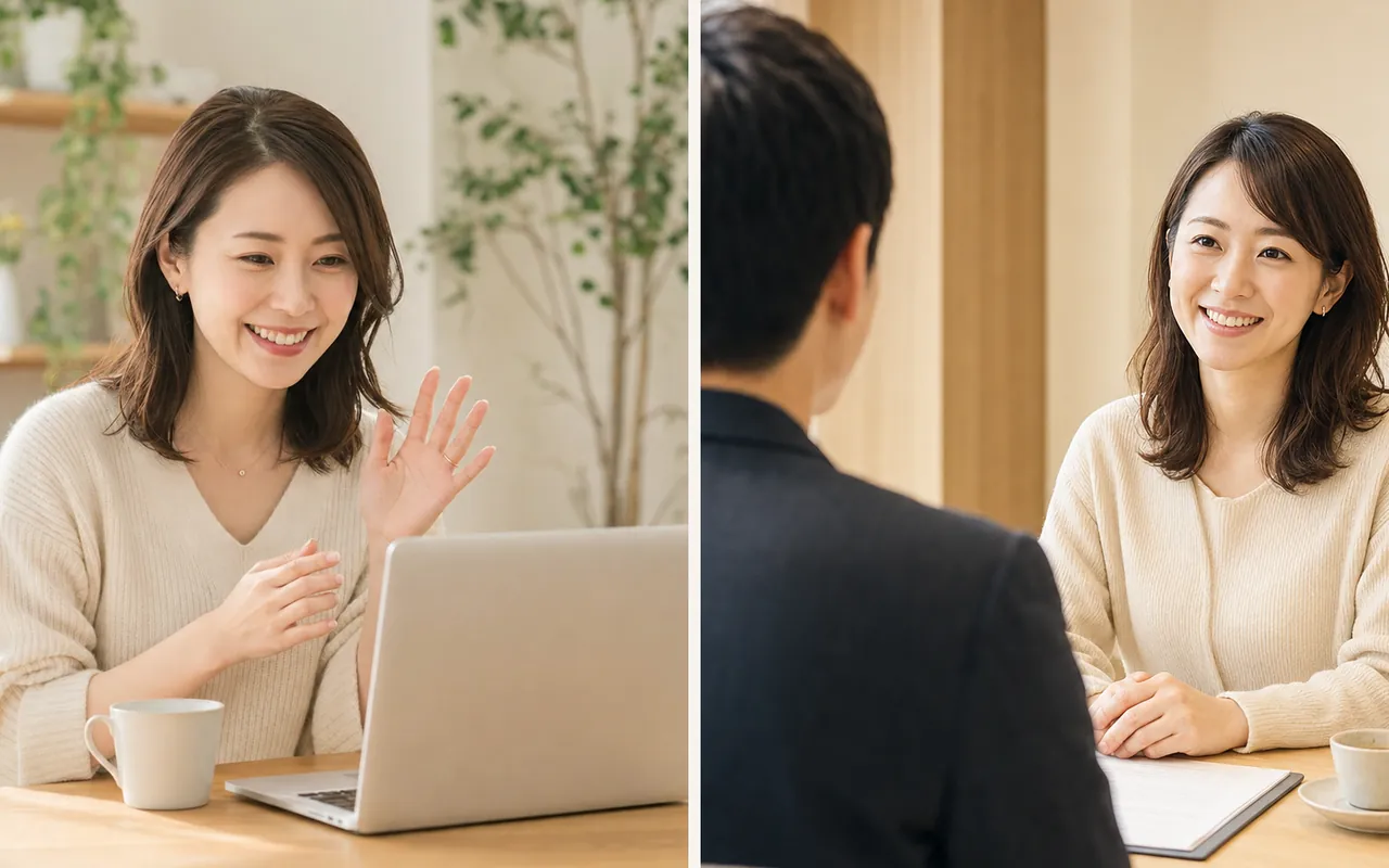 オンライン・対面どちらでも受けられる無料相談